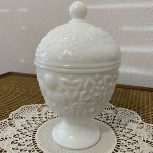 Vintage Avon Milk Glass